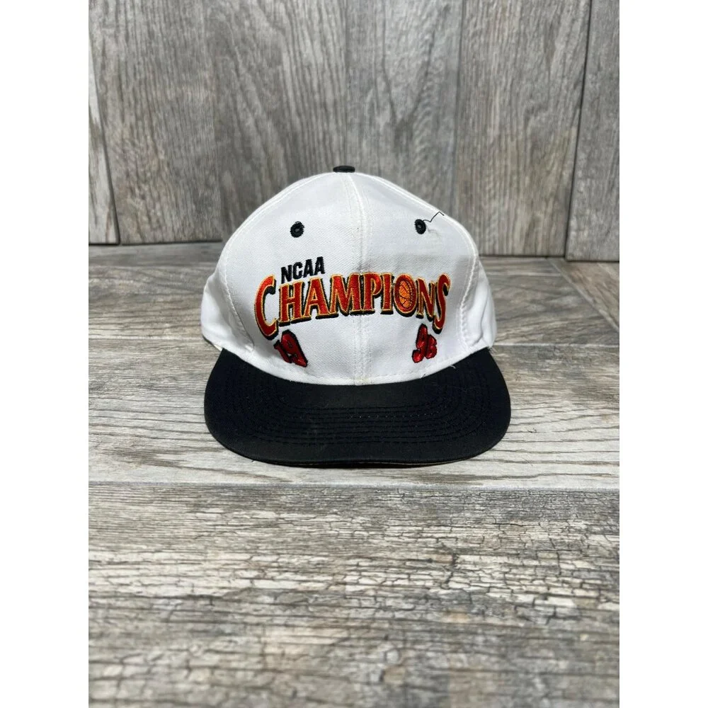 Vintage 1996 NCAA Men's Basketball Final Four Champions Logo 7 Snapback - Picture 2 of 9